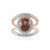 Bague en or et Zircon framboise (SUHANA)