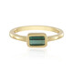 Anillo en plata con Turmalina verde Benedito (Adela Silber)