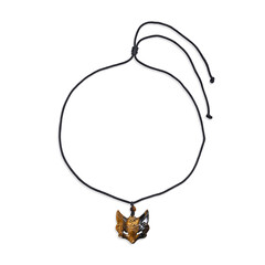 Collar con Ojo de tigre dorado