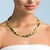Peridot Silver Necklace (Riya)