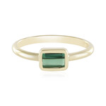 Bague en or et Tourmaline verte de Benedito (Adela Gold)