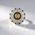 Anello in argento con Citrino