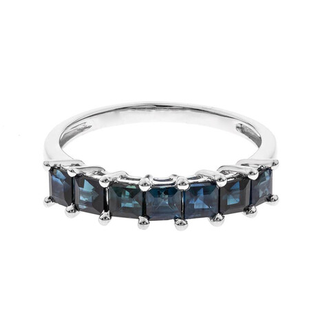 Anillo en oro con Zafiro azul Ceylon (CIRARI)