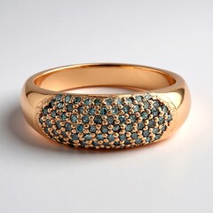 Anello in argento con Diamante Fancy