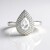 Anello in argento con Topazio Bianco (MONOSONO COLLECTION)