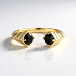 Anello in oro con Diamante Nero (de Melo Gold)