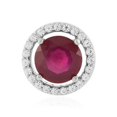 Colgante en plata con Rubí de Madagascar