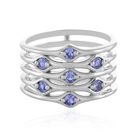 Bague en argent et Tanzanite