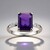 Anello in argento con Ametista