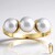 Anillo en plata con Perla plateada Freshwater (TPC)