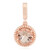 Ciondolo in argento con Morganite Brasiliana