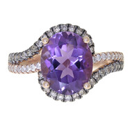 Amethyst-Goldring