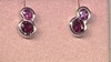 Pendientes en plata con Turmalina rosa de Brasil (Pallanova)