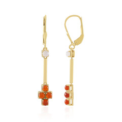 Pendientes en plata con Piedra de Luna blanca