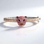 Bracciale in argento con Spinello Nero (Gems en Vogue)
