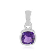 Sambia-Amethyst-Silberanhänger