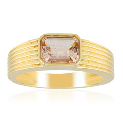 Bague en argent et Morganite du Brésil