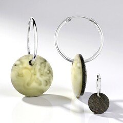 Orecchini in argento con Gemma
