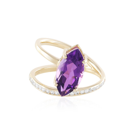 Sibirischer Amethyst-Goldring (de Melo)