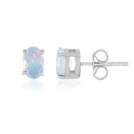 Welo Opal Silver Earrings
