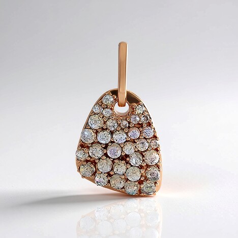 Ciondolo in argento con Labradorite Verde Maniry (KM by Juwelo)