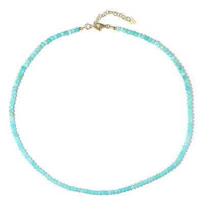 Amazonit-Silberhalskette