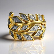 Anillo en oro con Diamante SI1 (G) (Annette)