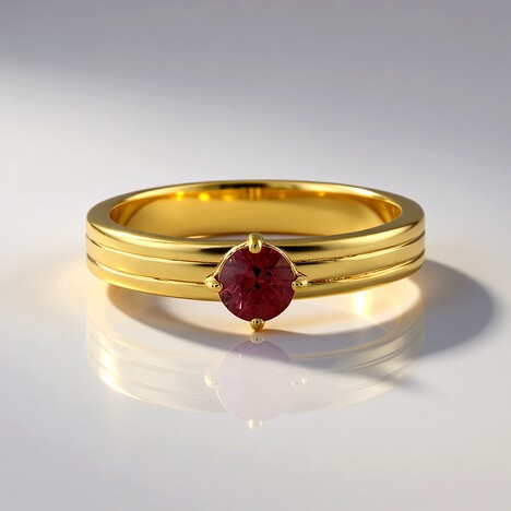 Anello in argento con Zircone Rosa