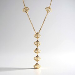 Collana in argento con Diamante Champagne I2 (Ornaments by de Melo)