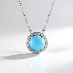 Collana in argento con Turchese Sleeping Beauty (Faszination Türkis)