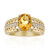 Anillo en plata con Citrino