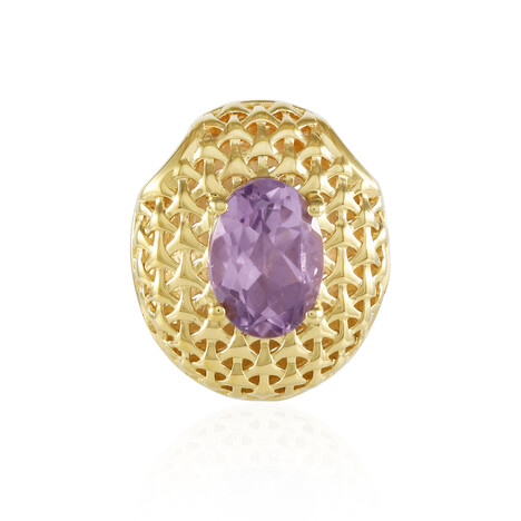 Ciondolo in argento con Ametista Rose de France (MONOSONO COLLECTION)