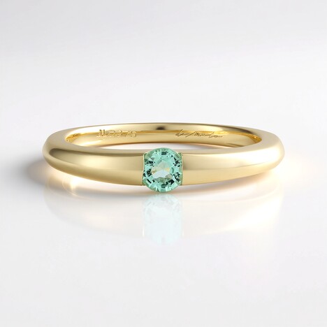 Anello in oro con Smeraldo Russo (de Melo Gold)