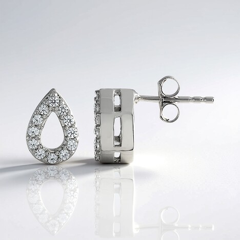 Orecchini in argento con Zircone