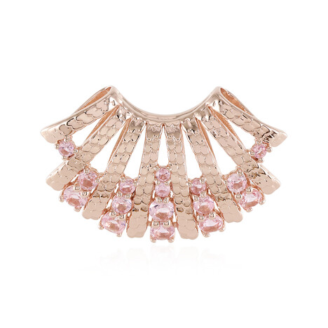 Nigerianischer Pinkfarbener Turmalin-Silberanhänger (SAELOCANA)