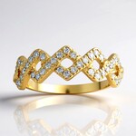 Bague en or et Diamant SI1 (G) (Annette)