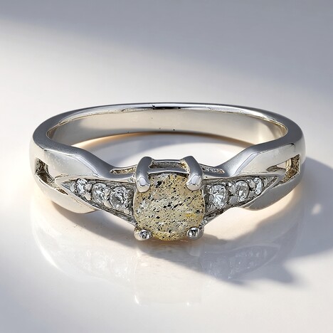 Bague en argent et Spectrolite