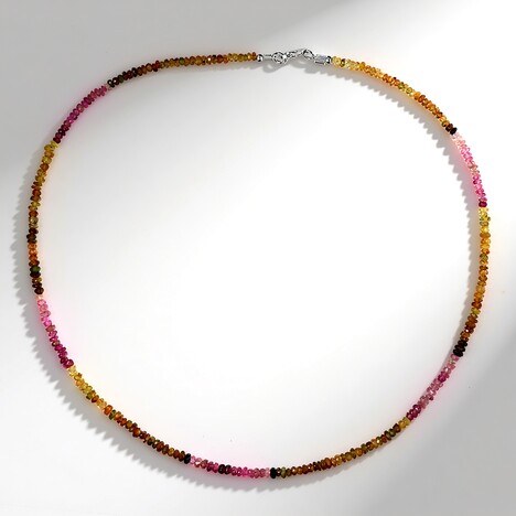 Collana in argento con Tormalina Rosa Nigeriana