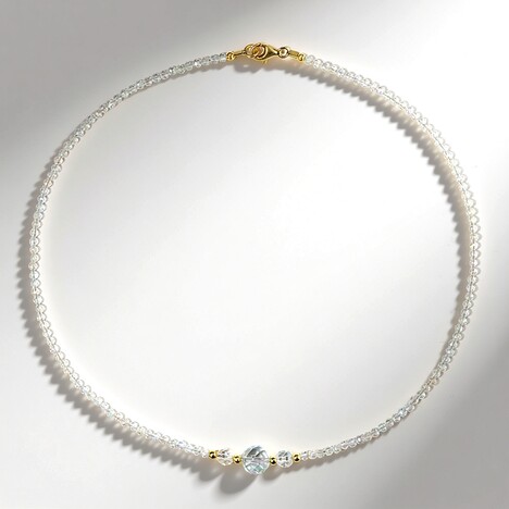 Collana in argento con Quarzo Aura Angel