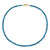 Collana in argento con Apatite Blu Neon