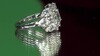 Anillo en plata con Topacio blanco