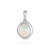 Pendentif en argent et Opale Welo