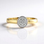 Anello in oro con Diamante SI2 (H) (de Melo Gold)