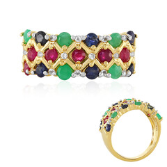 Edelstein-Silberring