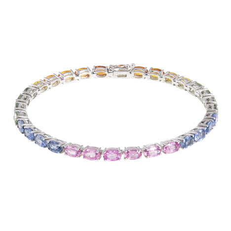 Bracciale in oro con Zaffiro Fancy (CIRARI)