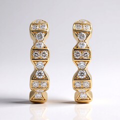 Orecchini in oro con Diamante I1 (H) (CIRARI)