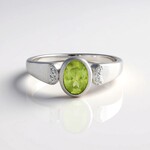 Anello in argento con Sfene