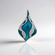 Colgante en plata con Zircón (SAELOCANA)