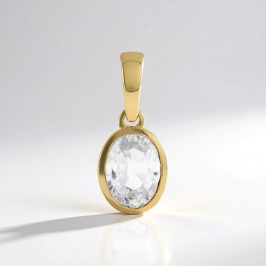 Colgante en oro con Zircón