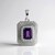 Pendentif en argent et Améthyste de Sibérie